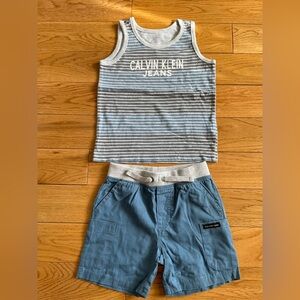 Calvin Klein Jeans 2-pcs set 💯 Cotton 18 Months